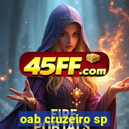 oab cruzeiro sp